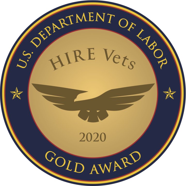 HIRE Vets Medallion Award from US Department of Labor